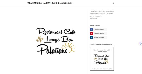 Palatiano Restaurnt Bar Mastichari Kos Greec Kefiweb Image